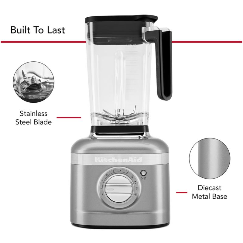 KitchenAid K400 Matte Black Blender + Reviews | Crate & Barrel