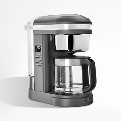 View KitchenAid ® Matte Charcoal Grey 12-Cup Drip Coffee Maker details