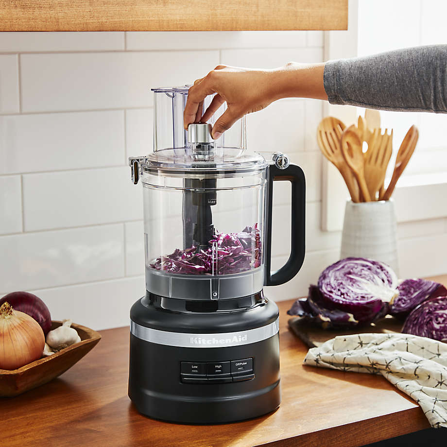 KitchenAid 9 Cup Food Processor in Black Matte