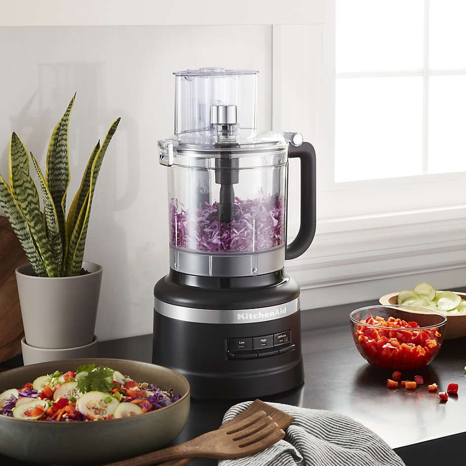 KitchenAid Matte Black 7-Cup Food Processor + Reviews, Crate & Barrel  Canada