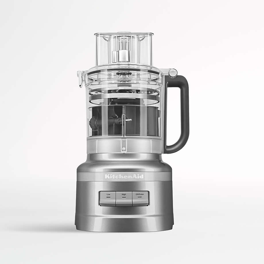 KitchenAid Contour Silver 13-Cup Food Processor | Crate & Barrel