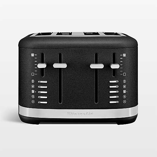 KitchenAid ® 4-Slice Toaster in Cast Iron Black