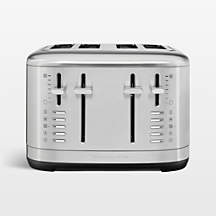 KitchenAid 4-Slice Toaster in Stainless Steel + Reviews | Crate & Barrel
