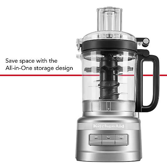 KitchenAid ® Contour Silver 9-Cup Food Processor