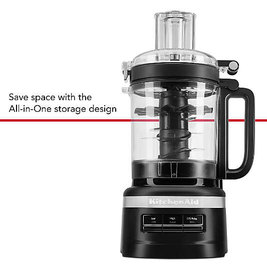 KitchenAid ® Matte Black 9-Cup Food Processor