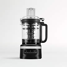 KitchenAid Matte Black 9-Cup Food Processor + Reviews | Crate & Barrel