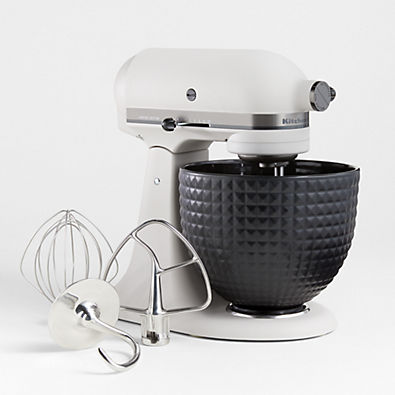 View KitchenAid ® Artisan ® Series Limited-Edition Light & Shadow 5-Quart Tilt-Head Stand Mixer with Black Ceramic Bowl details