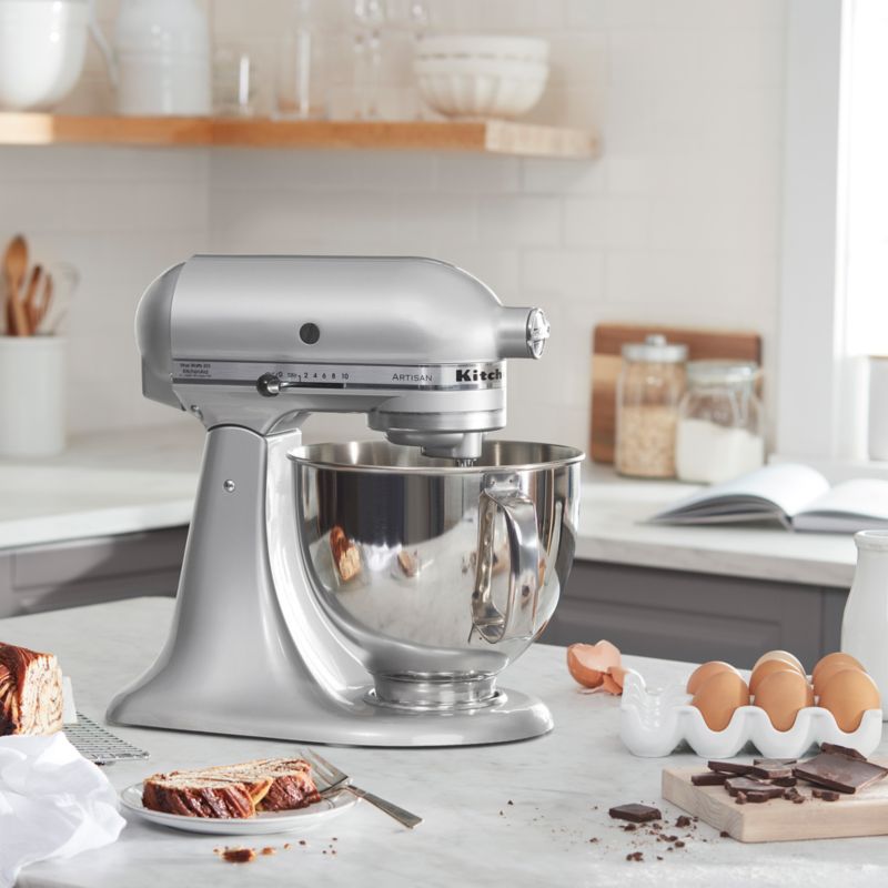 KitchenAid ® Artisan® Series Metallic Chrome 5-Quart Tilt-Head Stand Mixer