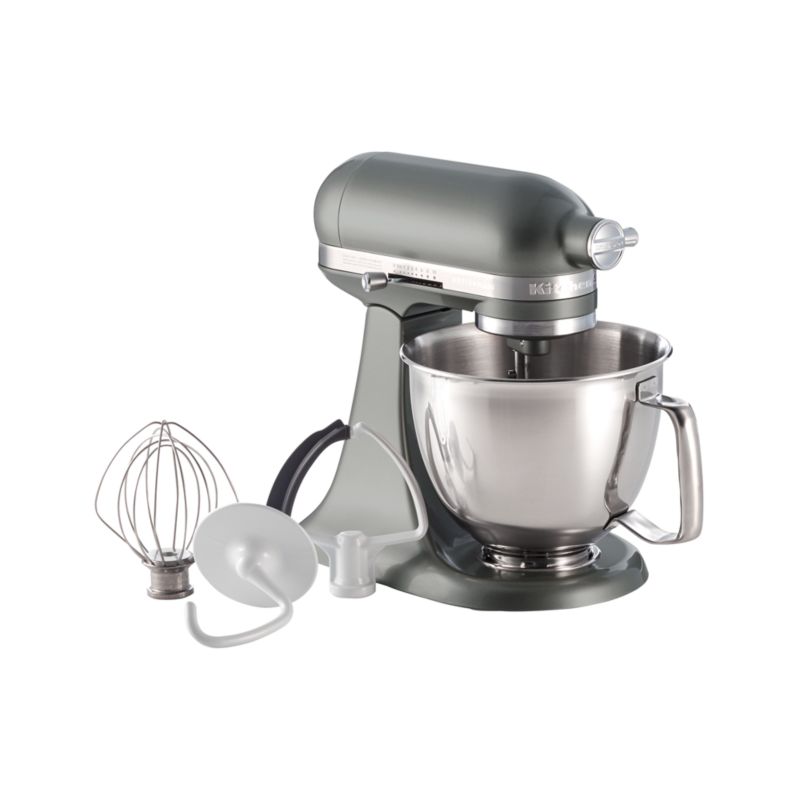 KitchenAid Stand Mixer Matte Grey Studded 5-Quart Ceramic Mixing Bowl +  Reviews