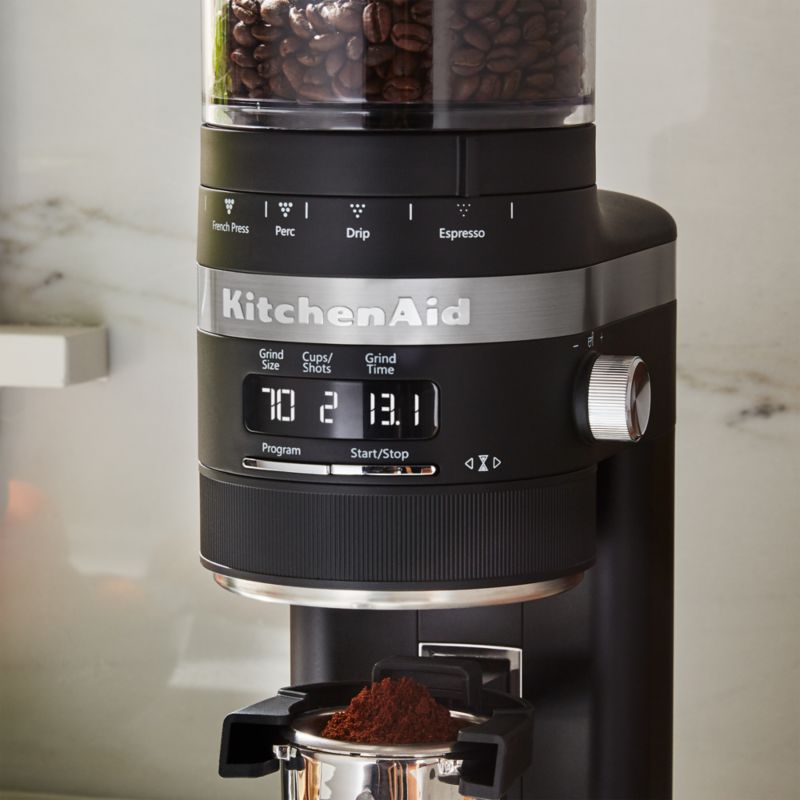 KitchenAid Matte Milkshake White Burr Coffee Grinder + Reviews, Crate &  Barrel Canada