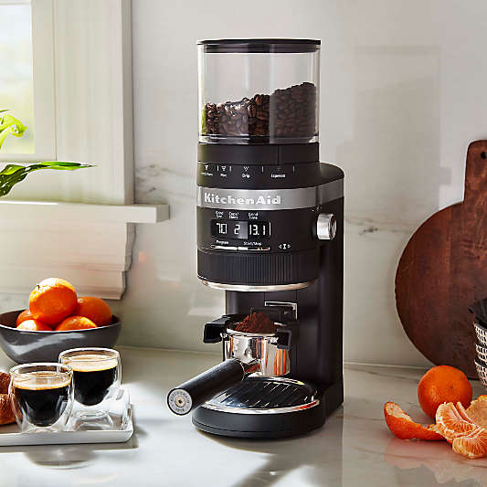 KitchenAid ® Matte Black Burr Coffee Grinder