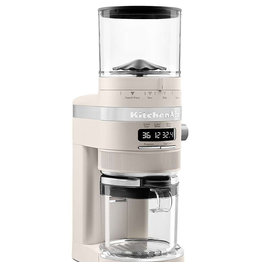 KitchenAid Matte Milkshake White Burr Coffee Grinder + Reviews, Crate &  Barrel Canada