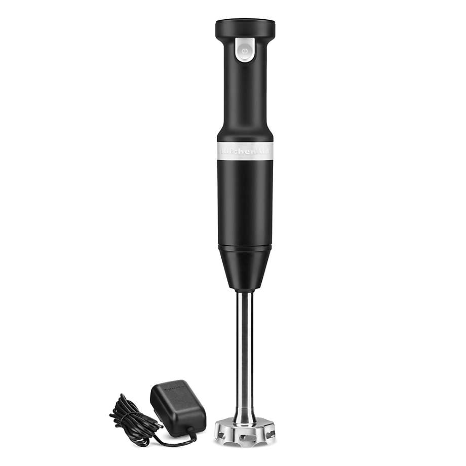 All-Clad Cordless Rechargeable Stainless Steel Immersion Multi-Functional  Hand Blender, 5-Speed, Black