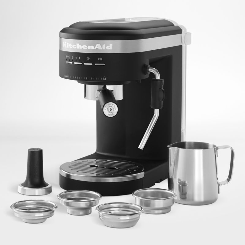 KitchenAid ® Matte Black Semi-Automatic Espresso Machine - image 14 of 11