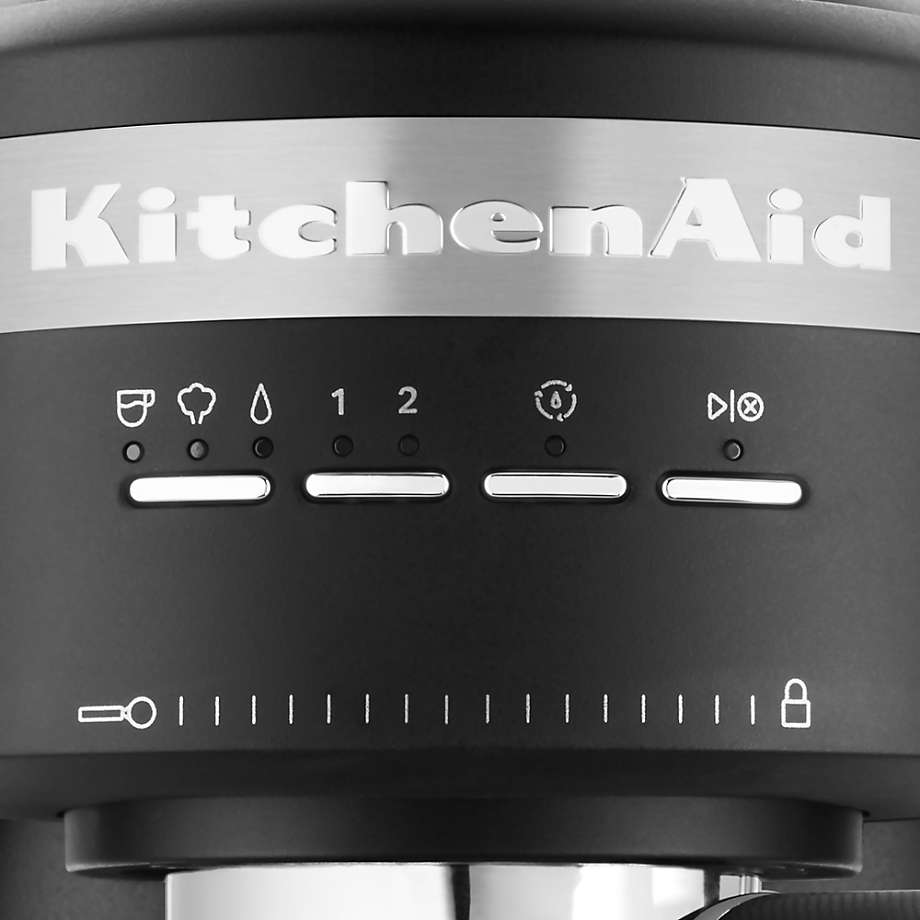 KitchenAid Matte Milkshake White Semi-Automatic Espresso Machine