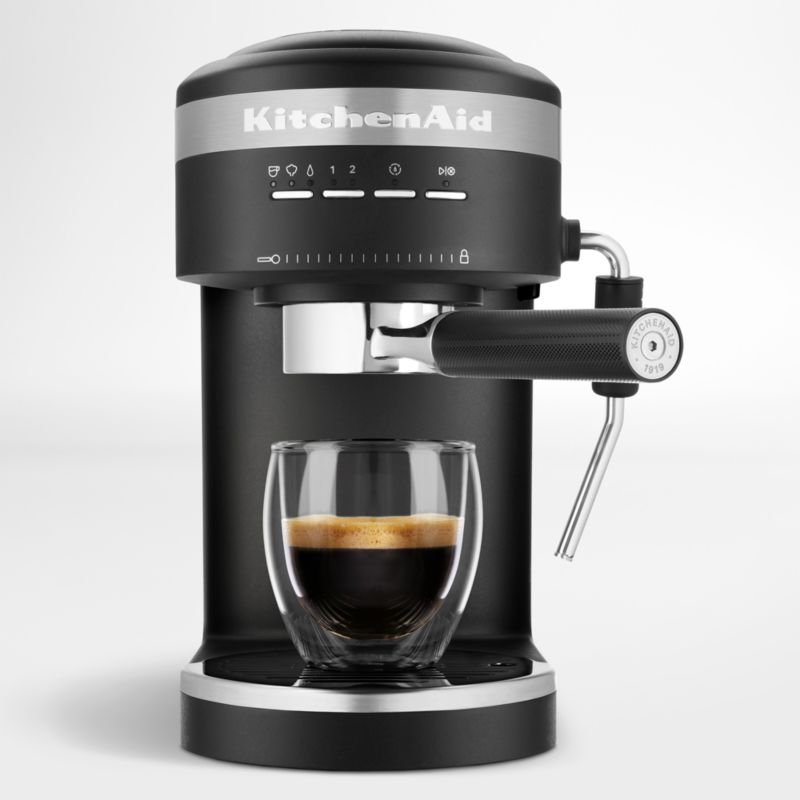 Semi-automatic coffee machine 5KES6403EBM, matt black, KitchenAid 