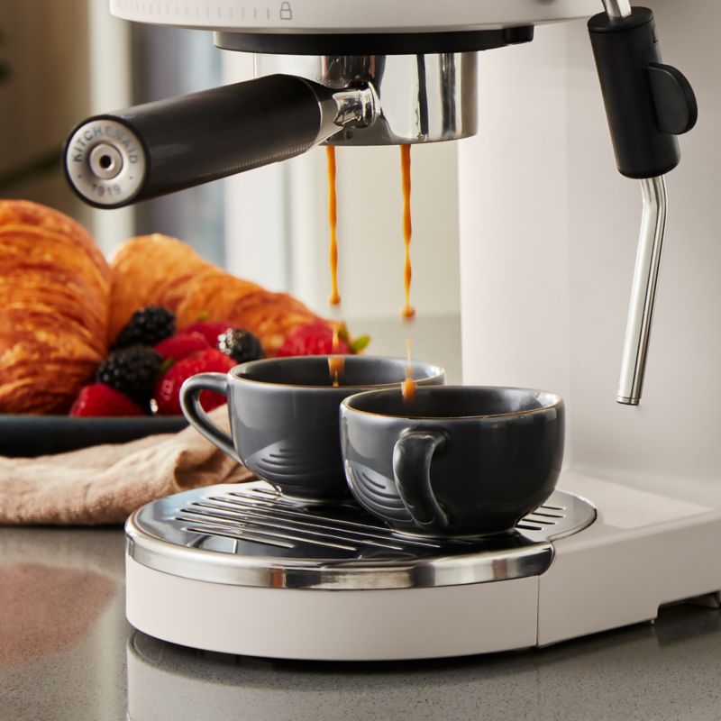 KitchenAid® Semi-Automatic Espresso Machine - Matte Black – Whole