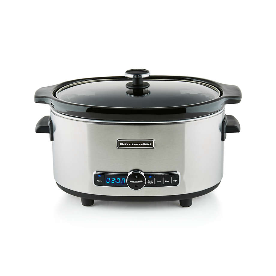 KitchenAid 6-Qt. Slow Cooker Crock Pot + Reviews | Crate & Barrel