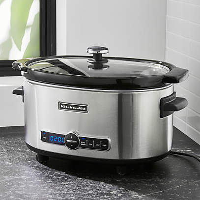 Kitchenaid 6 Qt Slow Cooker Reviews Crate And Barrel