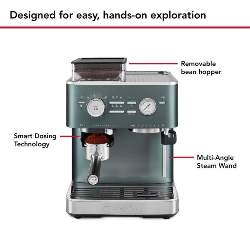 KitchenAid ® Semi-Automatic Espresso Machine in Juniper - image 7 of 7