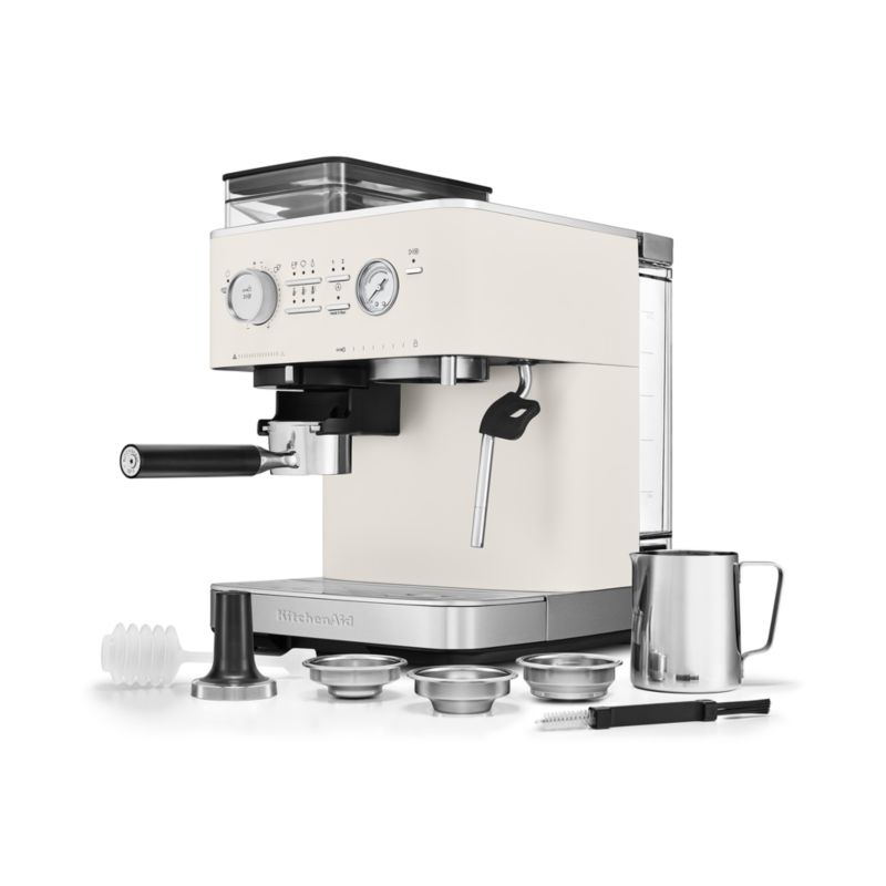 KitchenAid ® Semi-Automatic Espresso Machine in Porcelain White - image 9 of 11