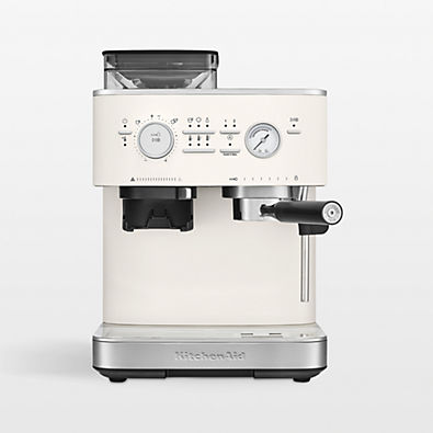 View KitchenAid ® Semi-Automatic Espresso Machine in Porcelain White details