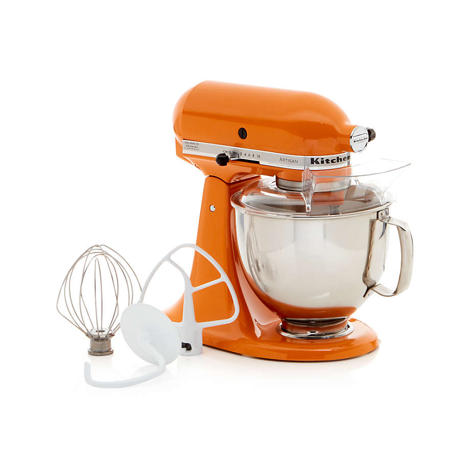 KitchenAid Artisan Tangerine Stand Mixer + Reviews Crate & Barrel Canada