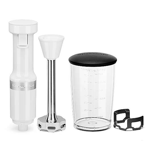 KitchenAid ® White Variable Speed Corded Immersion Hand Blender