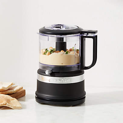 KitchenAid Matte Black 3.5-Cup Mini Food Processor Reviews Crate & Barrel