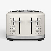 KitchenAid 4-Slice Toaster in Porcelain White + Reviews | Crate & Barrel
