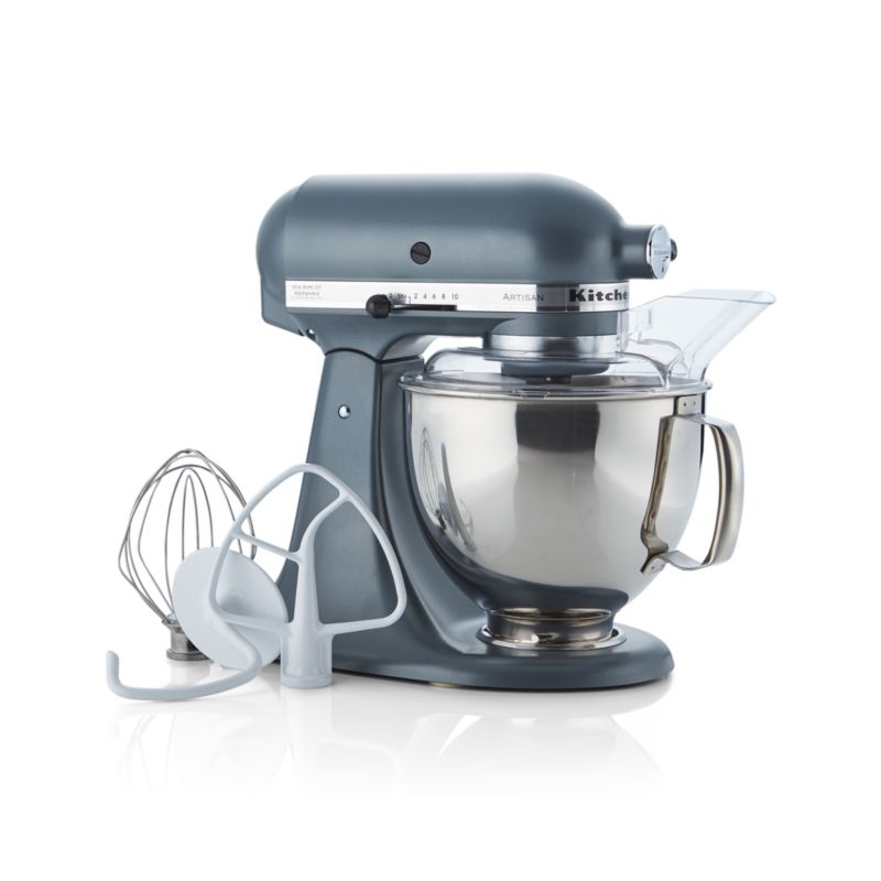 KitchenAid 5-Quart Tilt Head Stand Mixer with Flex Edge Beater Glass Bowl Lavender Cream