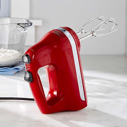 KitchenAid ® Empire Red 5-Speed Hand Mixer