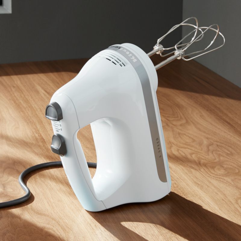 KitchenAid ® White 5-Speed Hand Mixer