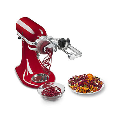 KitchenAid Stand Mixer 5-Blade Spiralizer Plus Attachment Set with Peel,  Core and Slice + Reviews, Crate & Barrel