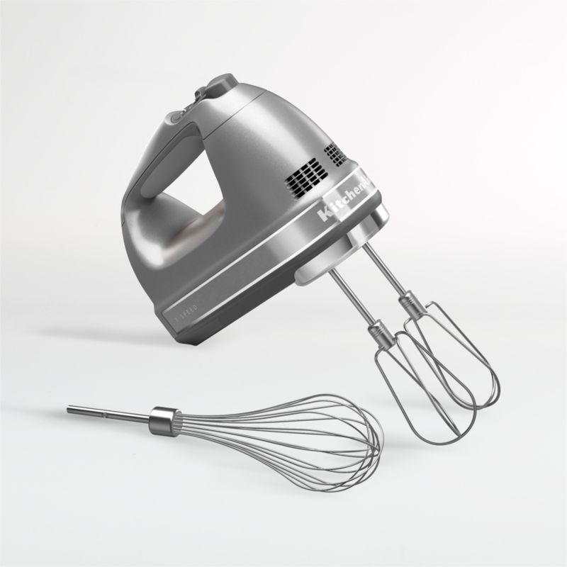 KitchenAid Grey Cordless Hand Mixer + Reviews, Crate & Barrel