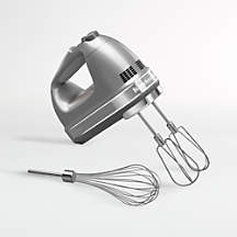KitchenAid Silver 7-Speed Electric Hand Mixer + Reviews | Crate