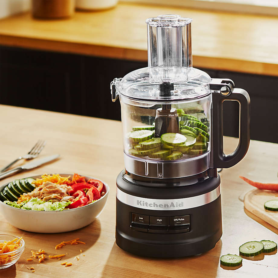 KitchenAid Matte Black 7-Cup Food Processor + Reviews | Crate