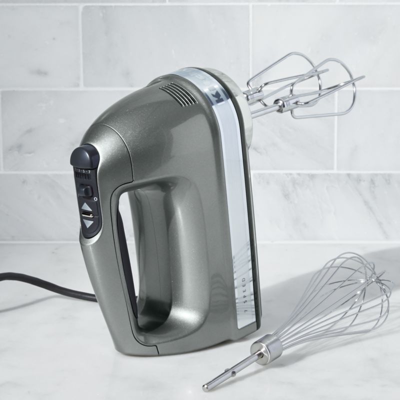 KitchenAid ® Silver 7-Speed Hand Mixer - image 1 of 5