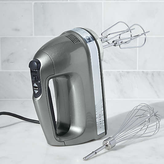 KitchenAid ® Silver 7-Speed Hand Mixer