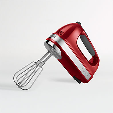 View KitchenAid ® Empire Red 9-Speed Hand Mixer details