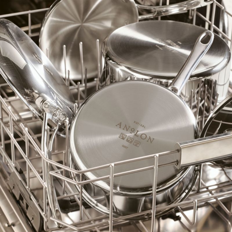 KitchenAid ® Anolon Everlast Stainless Steel Tri-Ply 10-Piece Cookware Set - image 1 of 5