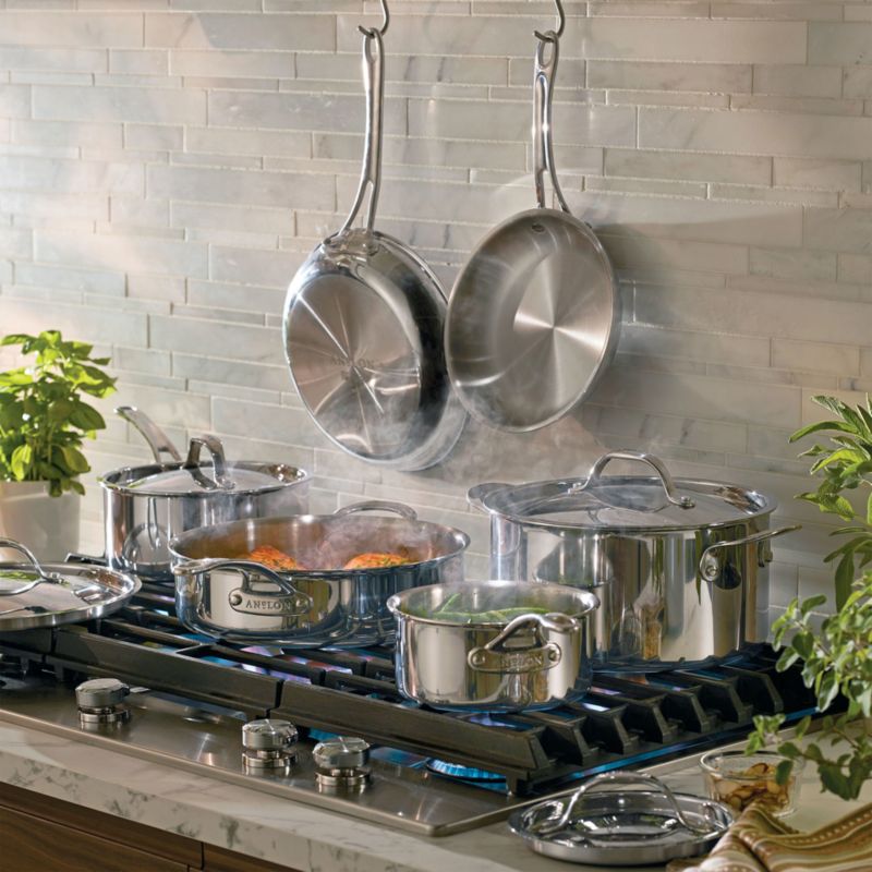 KitchenAid ® Anolon Everlast Stainless Steel Tri-Ply 10-Piece Cookware Set - image 2 of 5