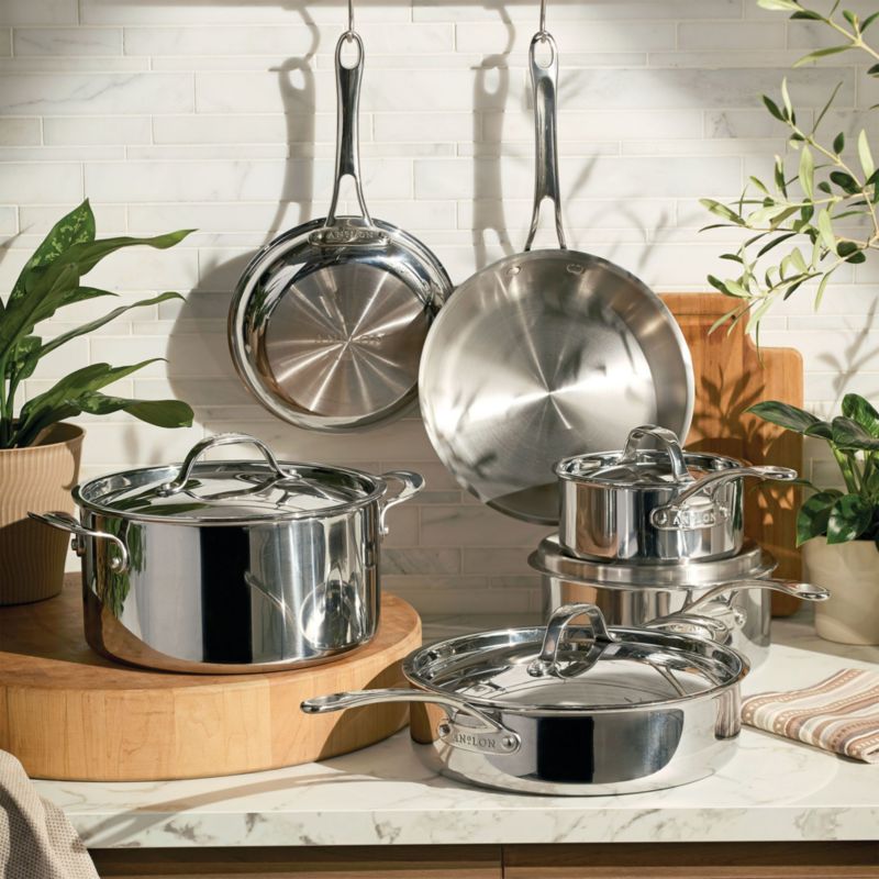 KitchenAid ® Anolon Everlast Stainless Steel Tri-Ply 10-Piece Cookware Set - image 3 of 5