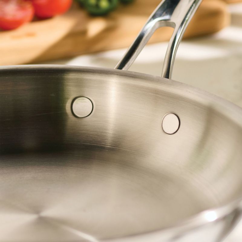 KitchenAid ® Anolon Everlast Stainless Steel Tri-Ply 10" & 12.5" Fry Pan Set - image 3 of 5