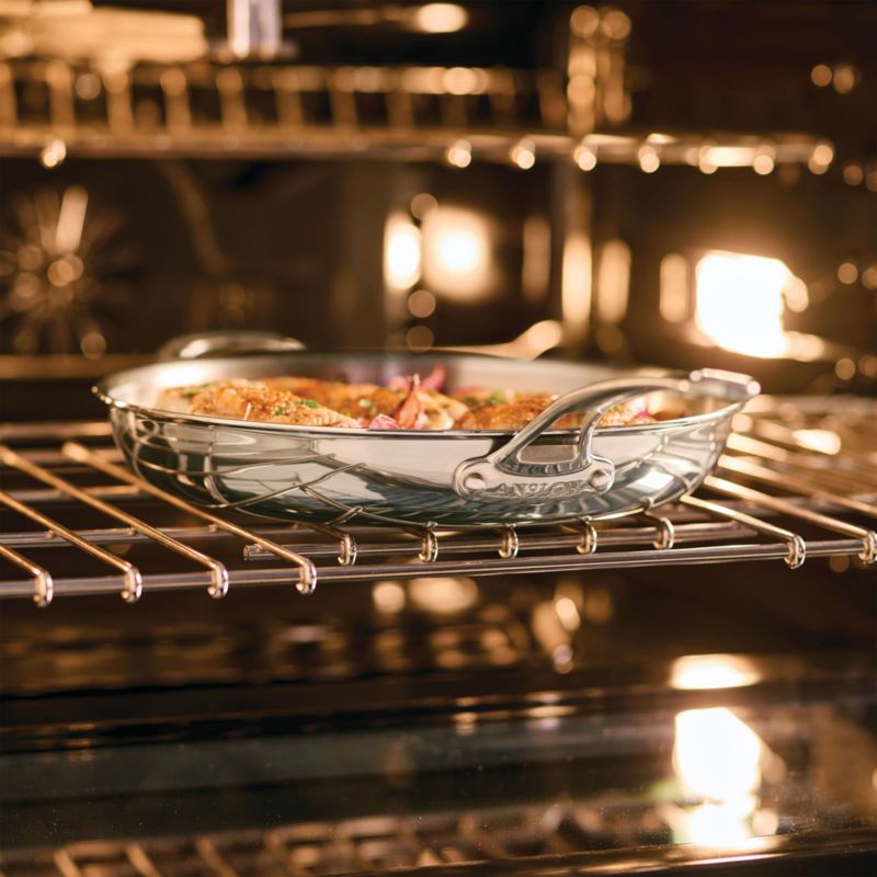 KitchenAid ® Anolon Everlast Stainless Steel Tri-Ply 10" & 12.5" Fry Pan Set - image 4 of 5