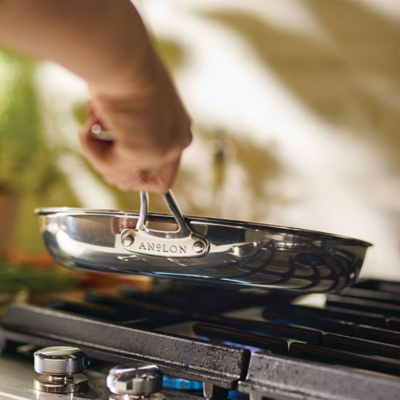 KitchenAid ® Anolon Everlast Stainless Steel Tri-Ply 12.5" Fry Pan - image 2 of 4