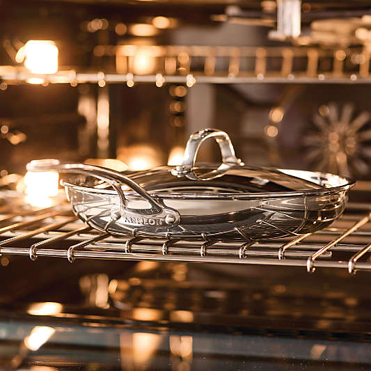 KitchenAid ® Anolon Everlast Stainless Steel Tri-Ply 12.5" Fry Pan