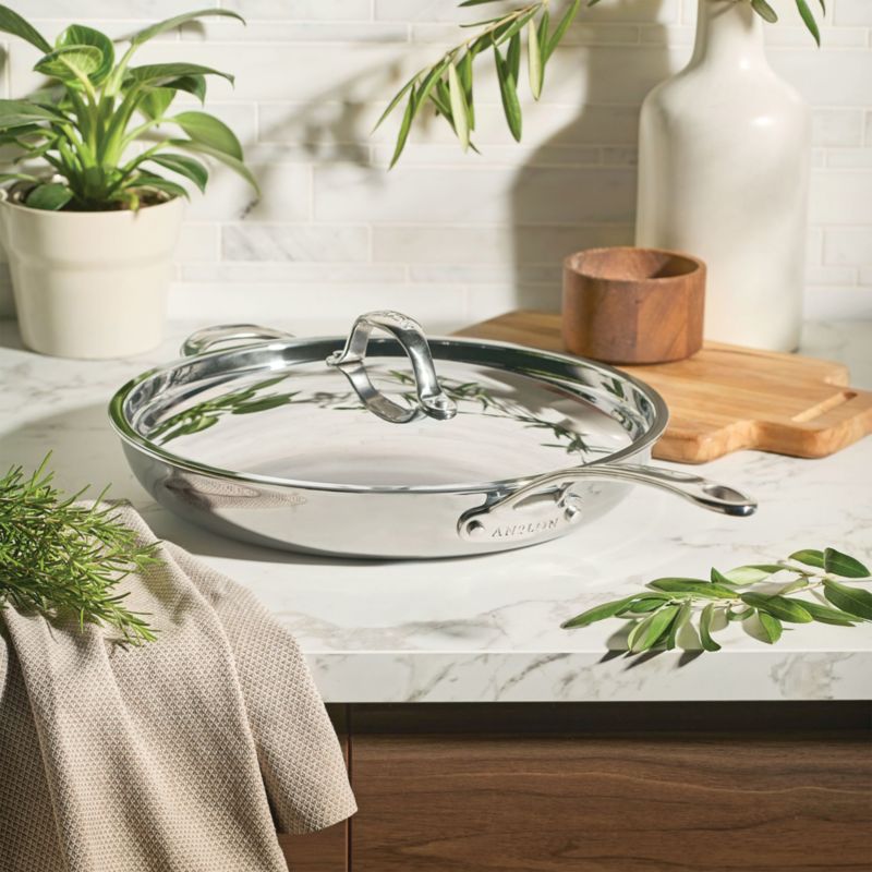KitchenAid ® Anolon Everlast Stainless Steel Tri-Ply 12.5" Fry Pan - image 3 of 4