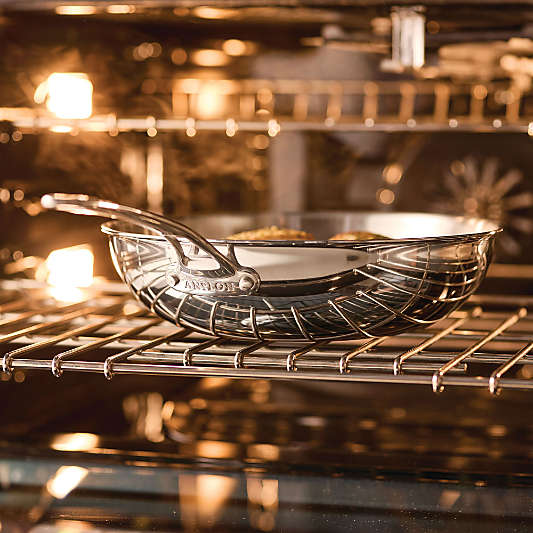 Anolon ® Everlast Stainless Steel Tri-Ply 12.5" Stirfy Pan
