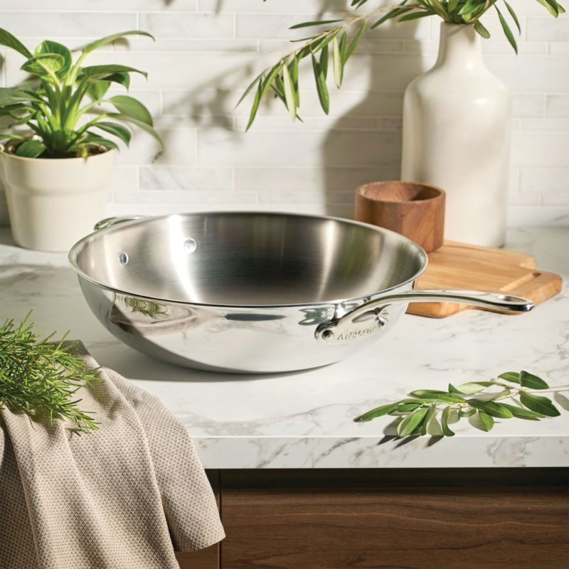 KitchenAid ® Anolon Everlast Stainless Steel Tri-Ply 12.5" Stirfy Pan - image 3 of 5